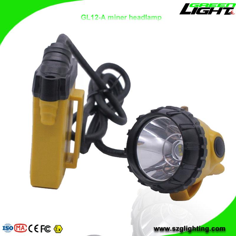 25000 Lux Mining Cap Light IP68 Waterproof LED Miner Headlamp SAMSUNG Battery