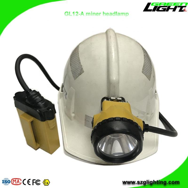 25000 Lux Mining Cap Light IP68 Waterproof LED Miner Headlamp SAMSUNG Battery 4