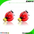 5.2Ah 10000 Lux Miners Cap Lamp Waterproof LED Mining Headlamp W/ Warning Light 2