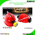 5.2Ah 10000 Lux Miners Cap Lamp Waterproof LED Mining Headlamp W/ Warning Light 1