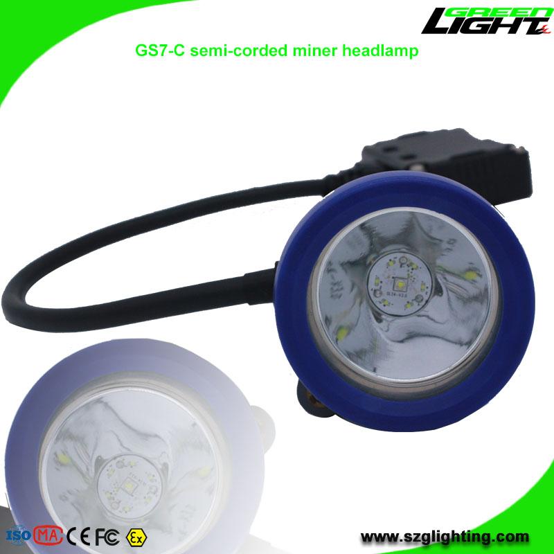 5.2Ah 10000 Lux Mining Headlamp Rechargeable Mining Cap Light with Warning Light 2