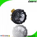 25000 Lux Waterproof Rechargeable SAMSUNG Battery LED Miner Cap Lamp with Cable  4