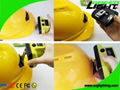  20000lux 5V 2A IP68 Rechargeable Mining Cap Lamp with OLED Screen 5