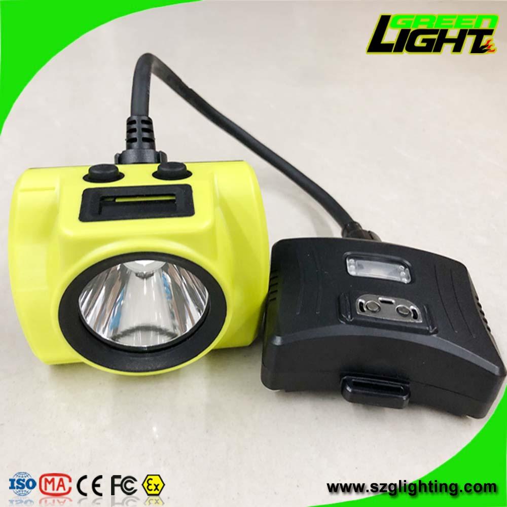 6.8Ah li-ion battery LED mining cap lamp with OLED screen 2