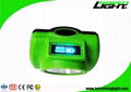 15000 Lux Cordless Cap Lamp 6.8Ah Waterproof OLED Screen Miner Headlight