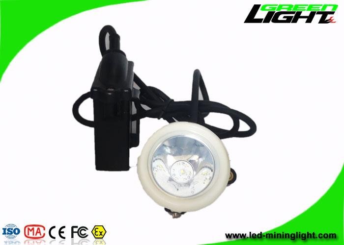 Anti-explosive 10000lux Led Miner's Cap Lamp 6.6Ah Rechargeable Mining Lamp