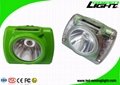 Rechargeable 15000 Lux Cordless Miners Cap Lamp with OLED Display 