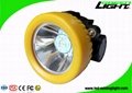 Waterproof 5000 Lux Rechargeable Cordless Cap Lamp 15hrs Portable ABS Headlamp 
