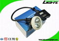 10000lux Waterproof Miners Headlight Rechargeable with Warning Light 6