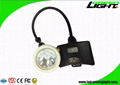 10000lux Waterproof Miners Headlight Rechargeable with Warning Light
