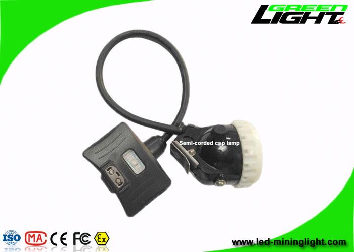 10000lux Waterproof Miners Headlight Rechargeable with Warning Light 5