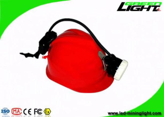 10000lux Waterproof Miners Headlight Rechargeable with Warning Light 4