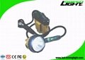 25000 Lux Mining Headlamp with Cable Flashlight Low Power Warning High Safety 
