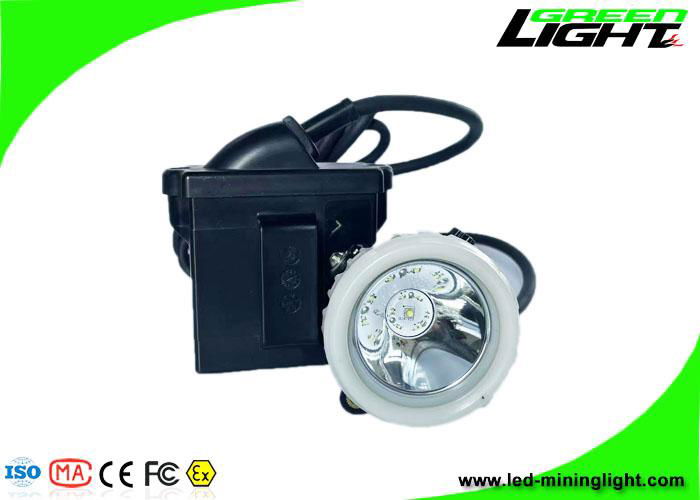  IP67 Waterproof 6600mAh Rechargeable Miner Headlamp 10000lux 216lum ABS