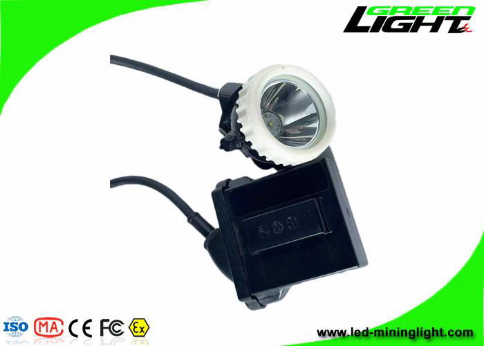  IP67 Waterproof 6600mAh Rechargeable Miner Headlamp 10000lux 216lum ABS 3