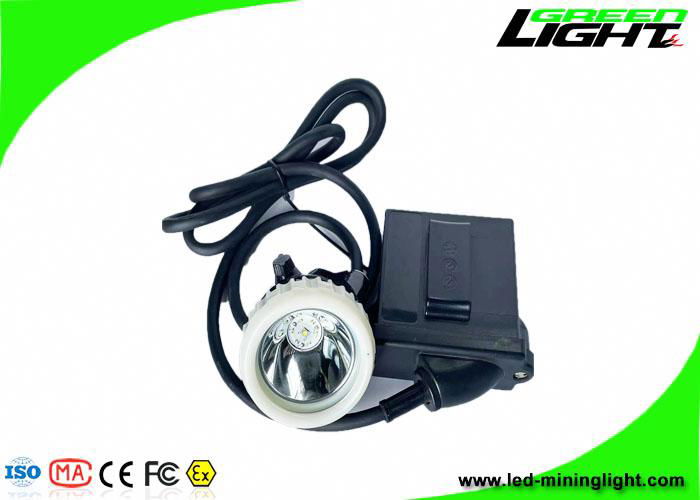  IP67 Waterproof 6600mAh Rechargeable Miner Headlamp 10000lux 216lum ABS 2