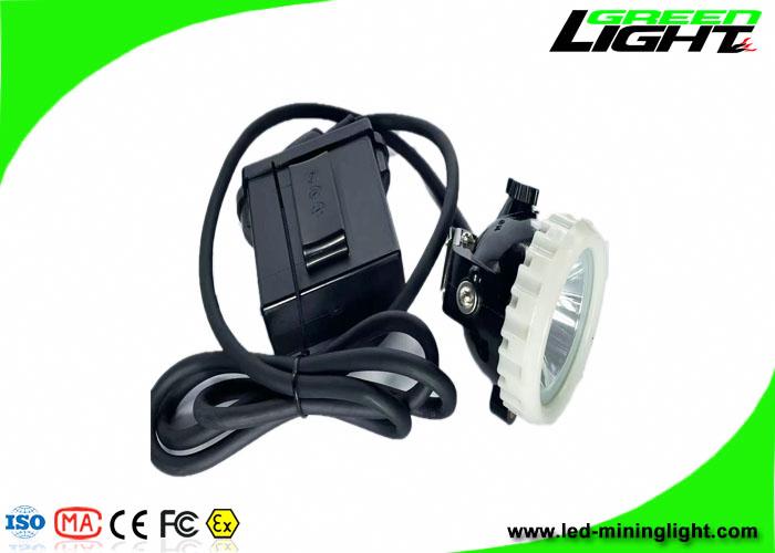  IP67 Waterproof 6600mAh Rechargeable Miner Headlamp 10000lux 216lum ABS 5