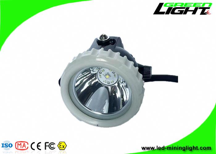  IP67 Waterproof 6600mAh Rechargeable Miner Headlamp 10000lux 216lum ABS 4