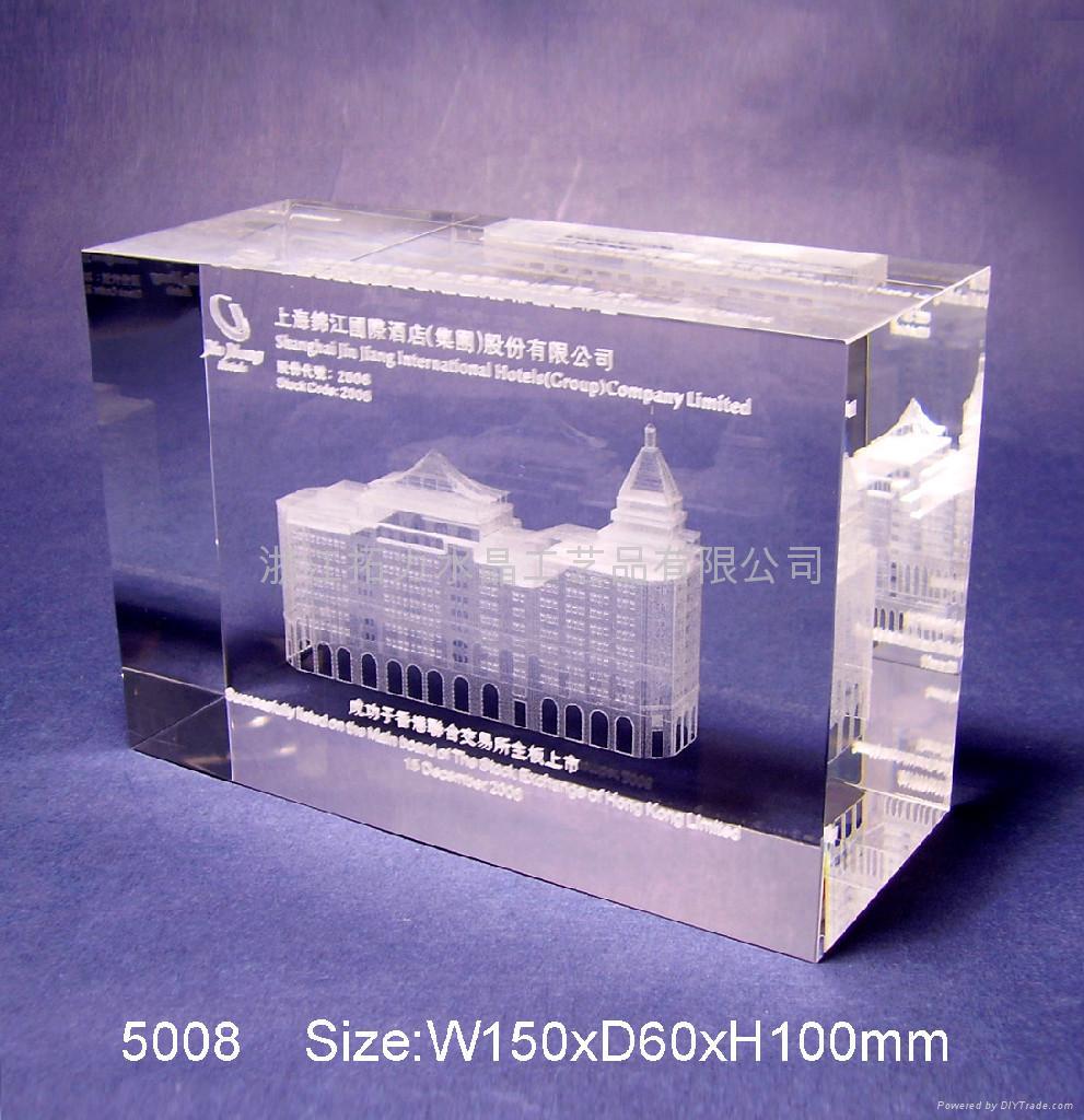 3d crystal laser art 2