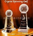 golf crystal awards