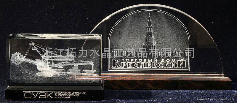 3d Crystal laser engraving 3