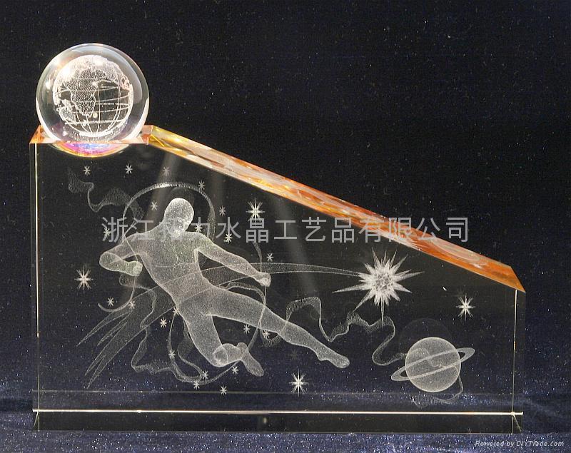 3d Crystal laser engraving 4