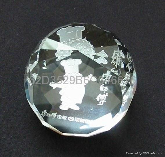 crystal paper weight
