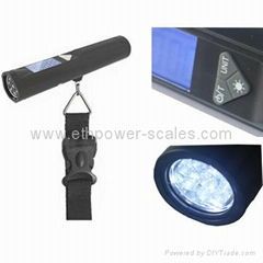 Digital L   age Scale with flashlight, 50kg/10g