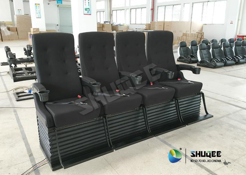 Various Complicated Special Effect 4D Cinema System With 4 Seats / 6 Seats 2