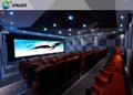 Dynamic Cinema 4d Theater Seats , Flat / Arc / Circular Screen 4 D Theater