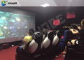 Exciting 7D Cinema System With 6 Chairs Simulating Special Effects And Playing G 2