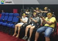 Exciting 7D Cinema System With 6 Chairs Simulating Special Effects And Playing G 4