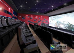 Electric 4D Cinema Seats For Commercial Theater With Several Special Effect And