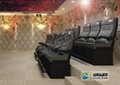 2 Dof Seats 4D Cinema Equipment Chair Used For Update 3D Cinema And Rise The Box
