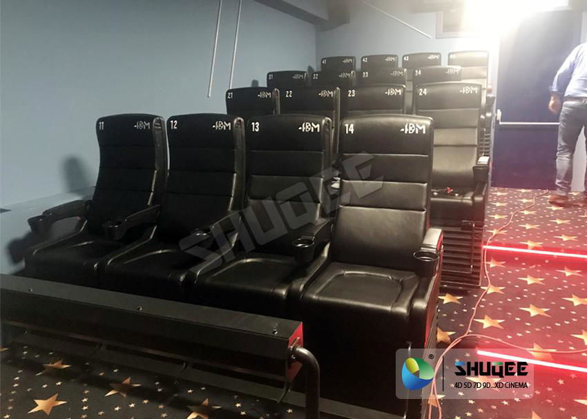 2DOF 4D Cinema Equipment For Update 3D Theater 50-150 Seats To Attract More Peop 2