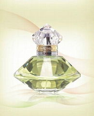 Glass perfume bottles