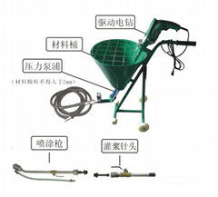 小型砂浆喷涂机 水泥灌浆机