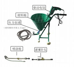 小型砂漿噴塗機 水泥灌漿機