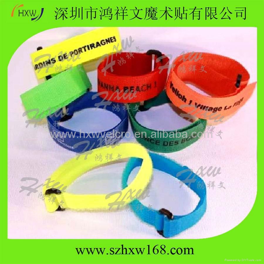 Custom logo Colorfull durable Nylon Velcro cable tie 2