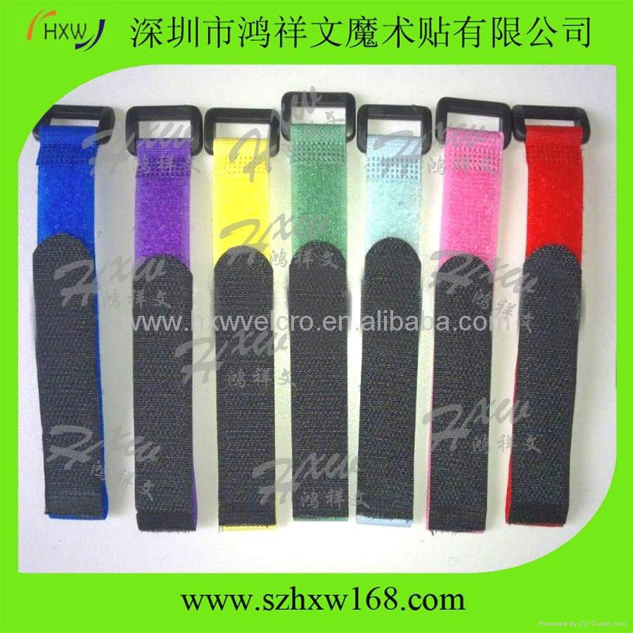 Custom logo Colorfull durable Nylon Velcro cable tie 4