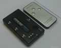 3 x 1 port HDMI Switch with Remote -------Plastic 3