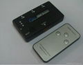 3 x 1 port HDMI Switch with Remote -------Plastic 4