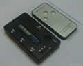 3 x 1 port HDMI Switch with Remote -------Plastic