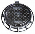 EN124 Manhole Cover (Ductile Iron, Cast Iron &amp;amp; Various Specs) 1