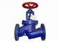 blue handle upvc double union ball valve 4