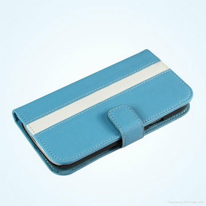 Leather case for S4 I9500 4