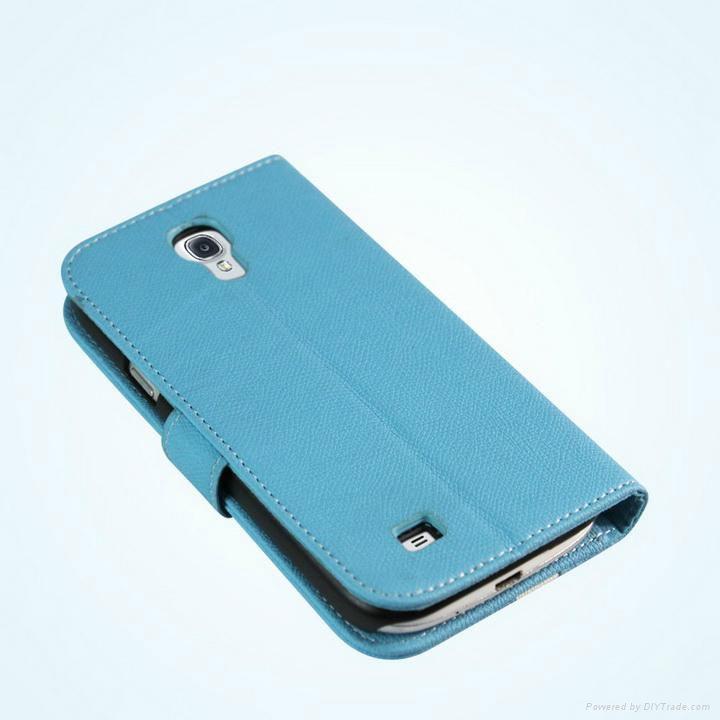 Leather case for S4 I9500 5
