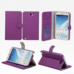 Leather case For NOTE2/N7100