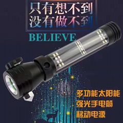 LED portable rechargeable flashlight