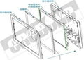 CRCBOND红外多点触摸屏UV胶